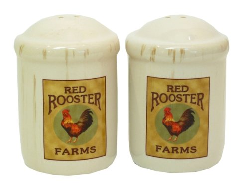 Red Rooster Salt & Pepper Set