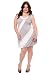 Torrid Plus Size Grey and Ivory Lace Bubble Dress
