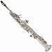 Cecilio Nickel Plated Soprano Saxophone w/ Case and Accessories