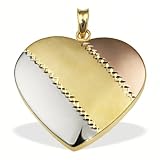 Goldmaid Damen-Anh&Atilde;&curren;nger Herz 333 Gold Tricolor Pr A4406TR