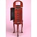 Queen Anne Six Drawer Jewelry Armoire in Cherry