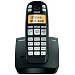 Gigaset E300 Schnurlostelefon ( beleuchtetes Display, gro�es Schrift, Freisprechfunktion) schwarz