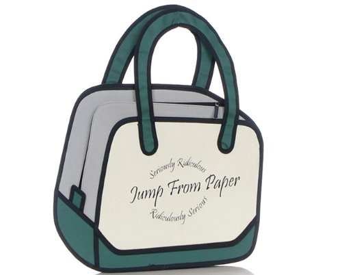 JP0837 アニメから飛び出したような 面白い 二次元 イラスト バッグ (タイプD)