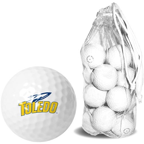 Toledo Rockets Ncaa 15 Golf Ball Clear Pack