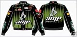 Dale Earnhardt Jr #88 AMP Energy Mountain Dew National Guard JH Design Black & Green Jacket Size Medium