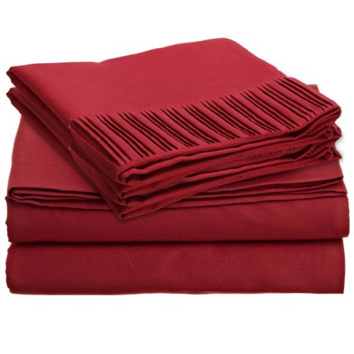 Matisse New York Premium Quality Microfiber Pleated Bed Sheet Set