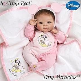 Cheryl Hill's Sweet Dreams Baby Minnie Vinyl Doll by The Ashton-Drake Galleries by The Ashton-Drake Galleries