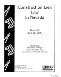 Construction Lien Law