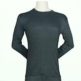 Mens Thermal Underwear Long Sleeve T Shirt (Chest: 44-46ins (X-Large)) (Charcoal)