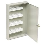 Key Cabinet with 100 Capacity, 16x3x22, Putty BDY11006