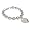 Eve's Addiction Stainless Steel Heart Tag Bracelet, 8 inches