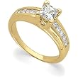 14K Yellow Gold Diamond Engagement Ring - 1.05 Ct.