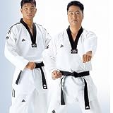 Adidas Grand Master Taekwondo Dobok Uniform w/ 3 Stripes