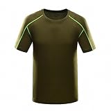 Maoko Men's Sports T Shirts,Polyester Short Sleeve Crew Neckline Shirt for Boys