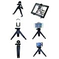 Portable Tripod / Stand / Holder / Cradle for Smart Phone, Digital Camera and Tablet - Works with Camera phones (Apple, Samsung, HTC etc.) - Works with All Compact Digital Cameras and Pocket video recorders (Sony, Canon, Nikon, Panasonic, Flip etc.) - Work with Tablets (Apple, Samsung, HTC, Blackberry, Motorola etc.) - AAA Products - 12 Month Warranty