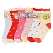 Lot of 6 Pairs Kids Girls Computer sock