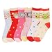 Lot of 6 Pairs Kids Girls Computer sock