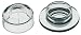 La Rochere Glass Butter Dish, Plain, 4 Set of 2