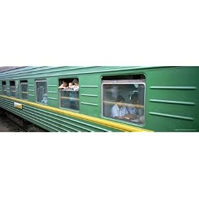 A Carriage on the Trans-Siberian Express Train, Siberia, Russia, Europe Artists Photographic Poster Print by Bruno Morandi, 20x60