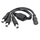 uxcell DCプラグケーブル ジャック　スプリッターケーブル　カメラ　5.5x2.1mm