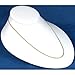 Necklace Bust White Leather Jewelry Showcase Display