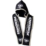 Pittsburgh Penguins 2011 Team Stripe Hooded Knit Scarf w/ Pockets