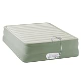 Aerobed One Touch Comfort Elevated Twin Size Raised Airbed – Green/ White Best Prices
