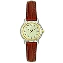 Seiko Women's Brown Leather Strap Watch #SXGA02