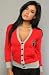 Crooks and Castles The Medusa Cardigan in Red,Sweaters for Women