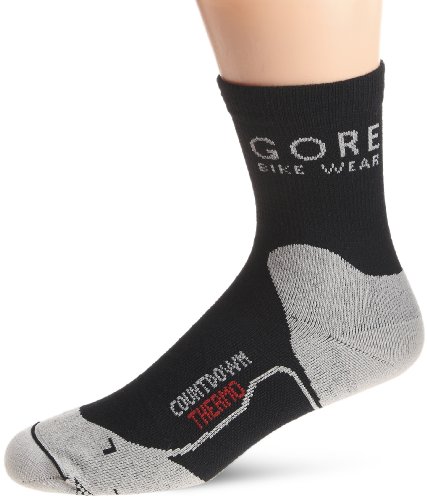 GORE BIKE WEAR Uni Socken Countdown Thermo, black/white, 41-43, FPTCOU990108 Preisvergleich