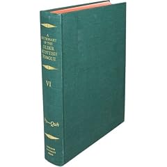 A Dictionary of the Older Scottish Tongue: From the Twelfth Century to the End of the Seventeenth Volume VI: Po-Quh