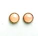 Coral Earrings Fine Genuine Italian Angel Skin Coral Beads on 14k Gold Jackets with Post Earrings