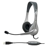 Cyber Acoustics USB Stereo Headset/Microphone with Direct Noise Canceling Technology AC-850