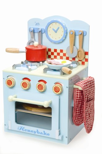 Childrens Toyshop  Used : Le Toy Van Wooden Honeybake Oven & Hob Set