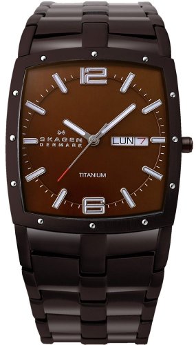 Black Titanium Dress Two Tone Brown Dial