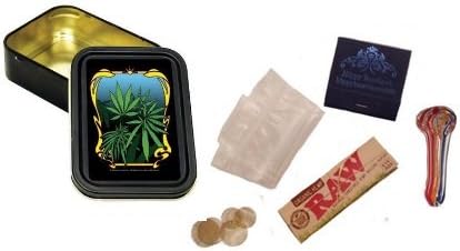 Hemp Leaves Smokin' on the Go Kit
