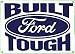 Ande Rooney Ford Built Tough Reproduction Sign