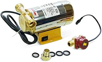 Nordstrand 90W Water Pressure Booster Pump - for Shower Home Garden Washing Machine - Inline Automatic - Stainless Steel
