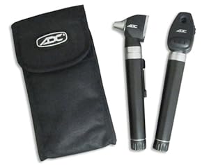American Diagnostic Corporation Pocket Set Otoscope/Ophthalmoscope, Black, Adult