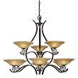 Minka Lavery Grahmton Bronze 9 Lt Chandelier 4489-167B