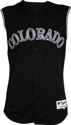 Buy Colorado Rockies Alternate Black Authentic MLB Jersey Vest