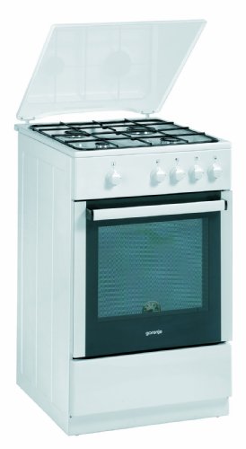 Gorenje G 51101 AW Gasherd / 50 cm Breite / 10.2 kWh / 53 L / EcoClean / inclusiv FG-D&uuml;sen