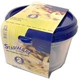 2 pk. DISPOSABLE REUSABLE 2 cup FOOD STORAGE CONTAINERS by SHOPZEUS