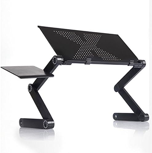 NEW expanding tray table 360°Adjustable Laptop Notebook Desk Table Stand Bed Tray foldable W/Mouse Board