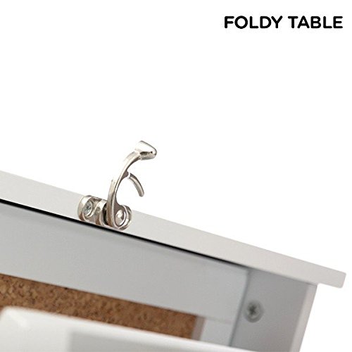 Wandklapptisch mit integriertem Regal, Wandschrank Foldee Table W