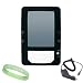 Black Kroo Amazon Kindle 2 E-Book Reader Silicone Rubber Skin Cover + Car Charger + A Live*Laugh*Love Wrist Band!!! (Kindle 2 Not Included)