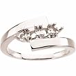 14K White Gold Mother's Ring - 4 Gemstone -- YOU CHOOSE THE COLORS!
