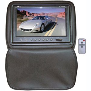 PYLE PL91HRBK Adjustable Headrests w  Built-In 9'' TFT LCD Monitor W IR Transmitter and... by Pyle