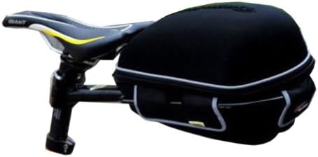 Excellent Cycling Bike Bicycle Frame Pack Bag with Gift Rain Cover + Rack Black