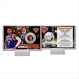 NBA New York Knicks Carmelo Anthony Silver Coin Card